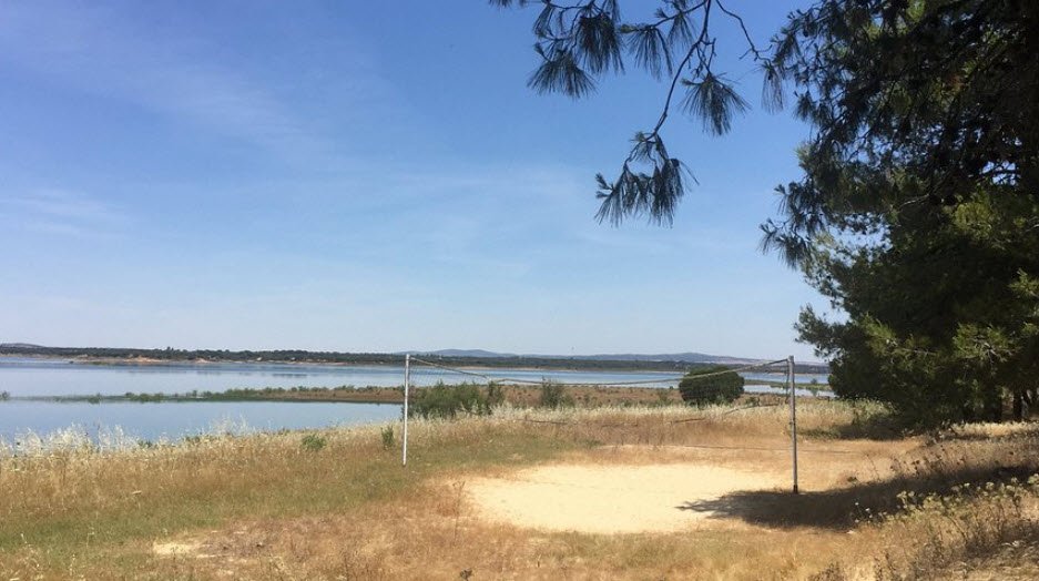 Fluvial beach of Odivelas, Portugal